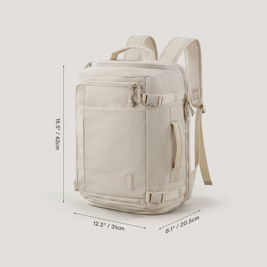BAGSMART Travel Backpack for Women Laptop Bag Weekender Compressed Vacuum Backpack Large Waterproof Men's Backpacks Voyage
