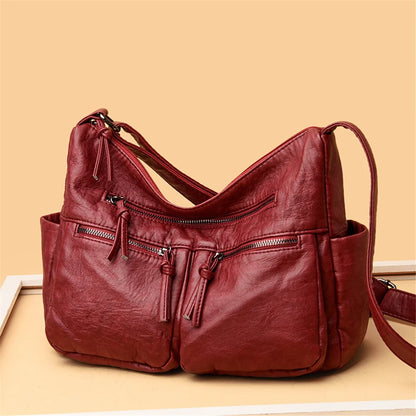 High Quality Leather Luxury Handbags Women Bags Designer Shoulder Crossbody Bags for Women 2024 New Bolsa Feminina Sac A Main