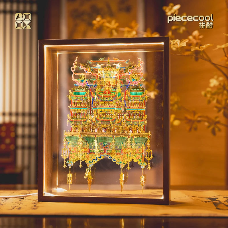 Piececool 3D Metal Model Kits Minor West Heaven-West Sanctuary Pendent Puzzle 3D Metal Best Choice for Home Decoration