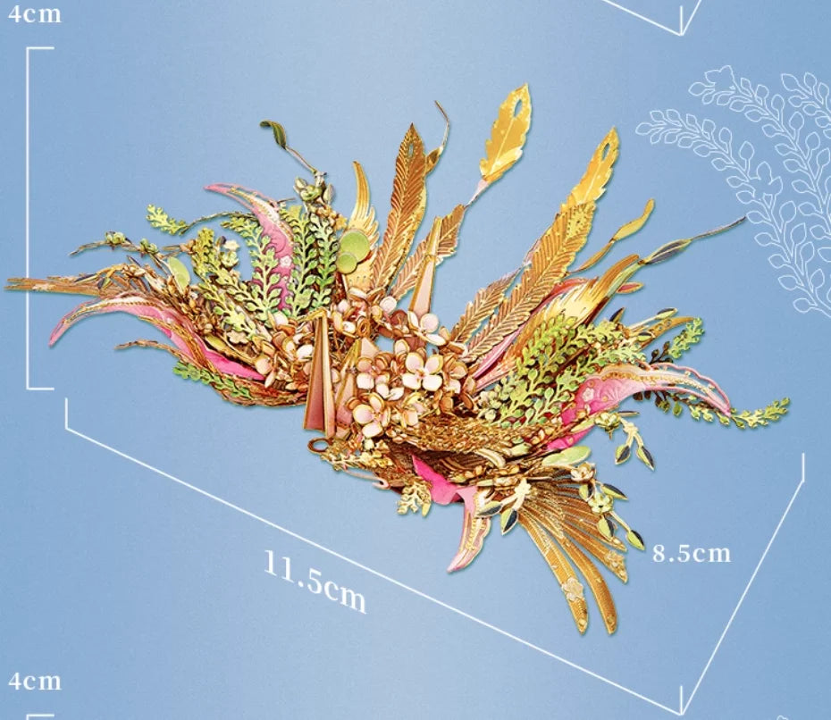 Piececool 3D Metal Puzzles New Crane DIY Jigsaw 3D Metal Model Kits for Adult Brain Teaser Best Gifts for Birthday