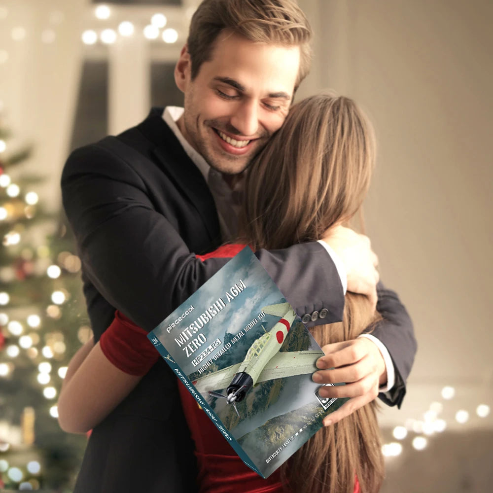 Piececool 3D Metal Puzzle MITSUBISHI A6M ZERO Plane DIY Kit Assembly Model Sets for Teens Brain Teaser Jigsaw Toys Gifts