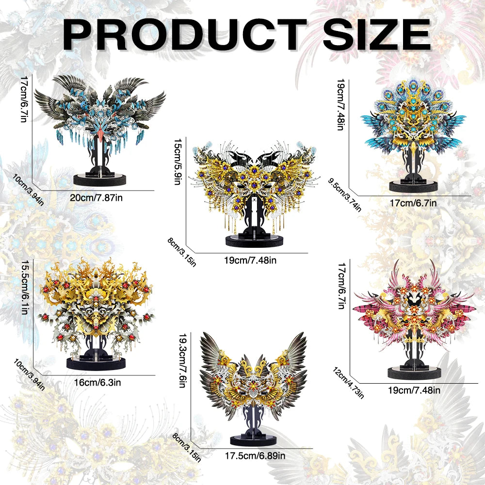 Piececool 3D Metal Puzzle Magic Decoration Jigsaw Assembly Model Kits DIY Toys Gifts for Adult