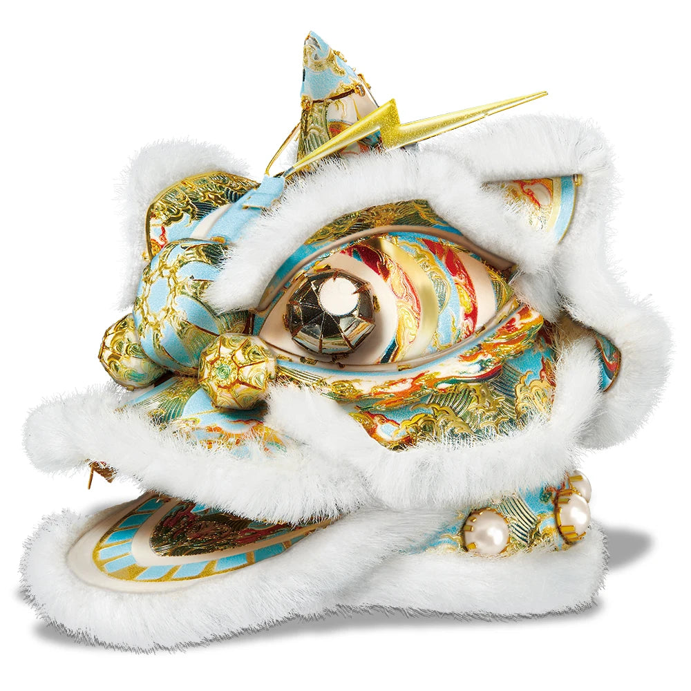 Piececool 3D Model Kits Chinese Traditional Dancing Lions Metal Puzzles DIY Toys Jigsaw for Adult Brain Teaser Creative Gifts