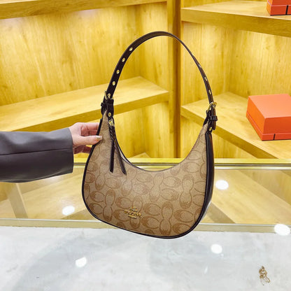 2025 Elegant Crescent Horn Bag Women Vintage Underarm Shoulder Crossbody Fashion Handbag