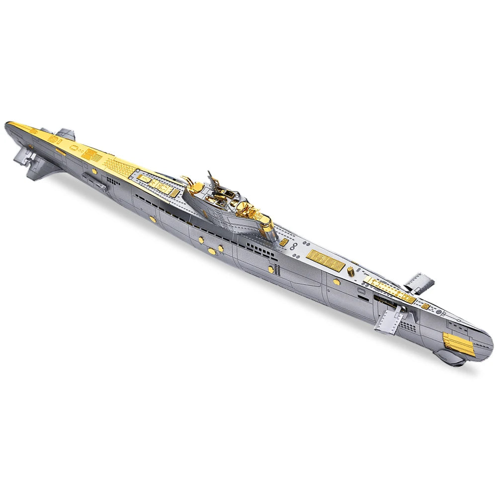 Piececool 3D Metal Model Submarine Puzzles DIY Craft Creative Toys for Home Decoration Building Blocks Gifts 200PCS