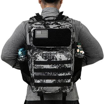 50L Tactical Backpack survival Bag Hunting MOLLE Backpack GYM For Men EDC Outdoor Hiking Rucksack Witch Bottle Holder