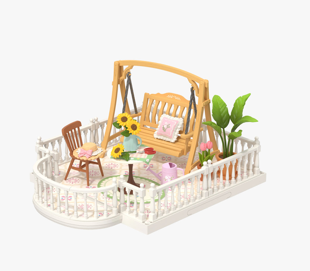 Robotime Rolife 3D Puzzle Model Super Store Series Lovely Pink Bedroom Plastic DIY Miniature House Kit Building Blocks Kits