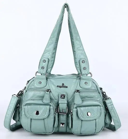 Women Handbags Satchel Top-handle Handbag PU Shoulder Bag Dumpling Pack Give Gifts Shoulder Bags Phone Money Pack