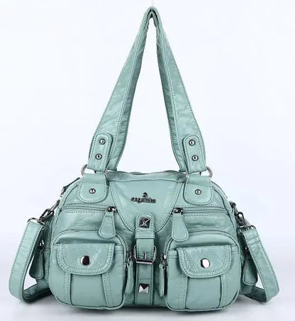 Women Handbags Satchel Top-handle Handbag PU Shoulder Bag Dumpling Pack Give Gifts Shoulder Bags Phone Money Pack