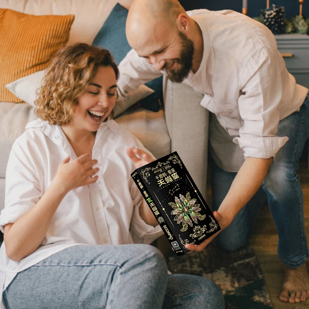 Piececool 3D Metal Puzzle Scorpio Assembly Model Kits DIY Toys Constellation Jigsaw for Adult Brain Teaser Best Birthday Gifts