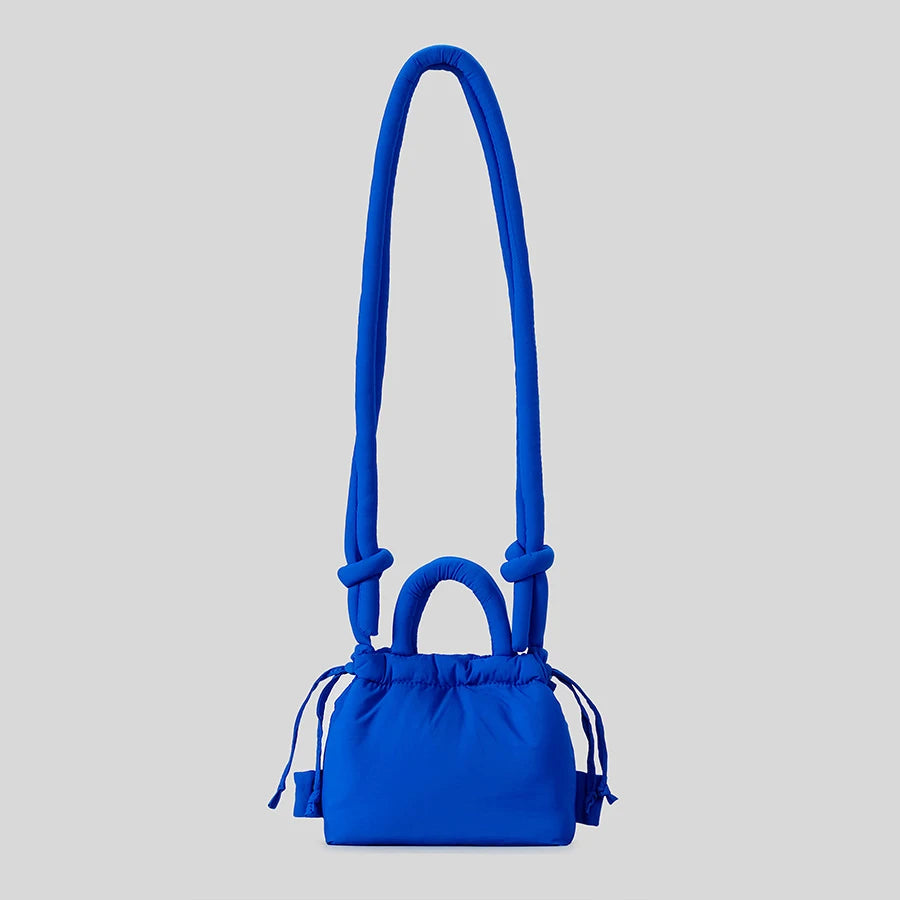 Fashion Small Puffer Tote Bag Designer Padded Women Shoulder Bags Nylon Down Cotton Crossbody Bag Mini Lady Handbags 2024