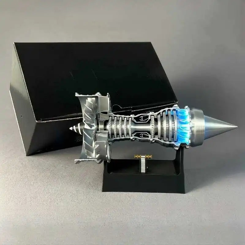 TR900 Aviation Turbofan Engine Model Aircraft Engine Kit Turbojet Engine Model Adult Gift Mechanical Science Education Toy