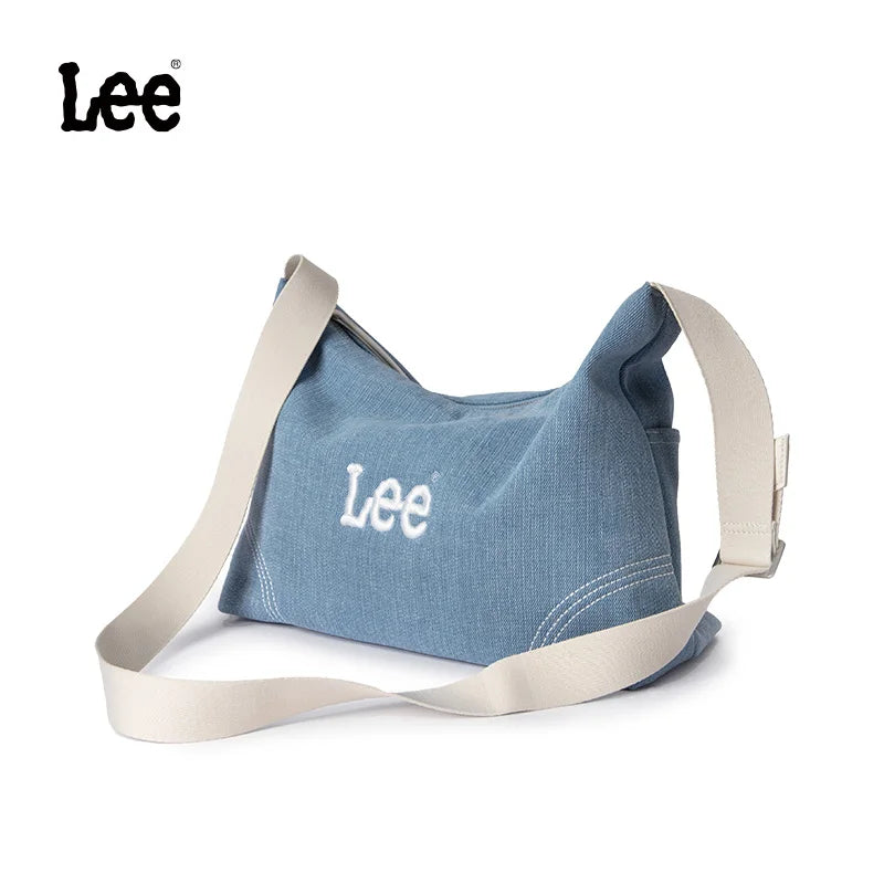 LEE Women Crossbody Bags Artificial Leather One Shoulder Bag With Zipper Bag External Portable Pocket Business Travel Daily Use