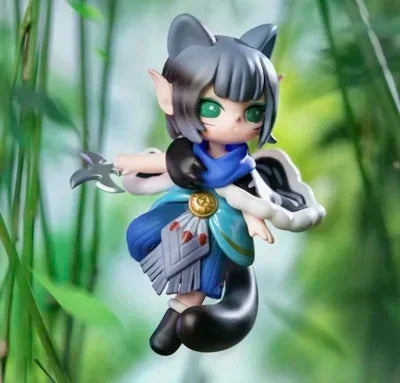 Suri Peach Blossom Nine Elves Series Blind Box Dolls Action Figure Toys Elfin Children Robotime Cartoon Decor Toys Birthday Gift