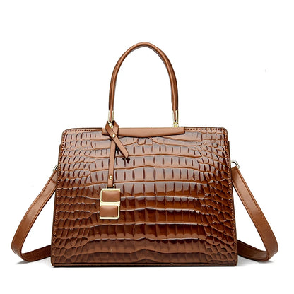 Commuting Sac Alligator Patent Leather Shoulder Crossbody Hand Bags for Women 2025 Brand Luxury Handbags Women Bags Designer