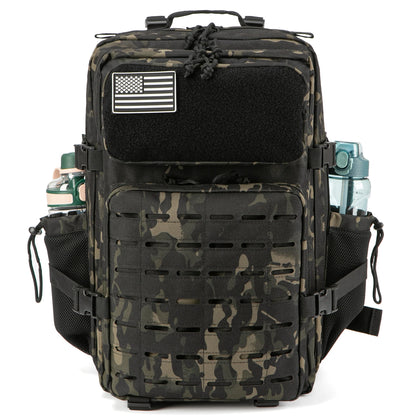 50L Tactical Backpack survival Bag Hunting MOLLE Backpack GYM For Men EDC Outdoor Hiking Rucksack Witch Bottle Holder