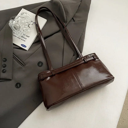 Vintage Handbag for Women Large Capacity 2024 New Autumn/winter Underarm Commuting Bag Korean Casual Single Shoulder Tote Bag