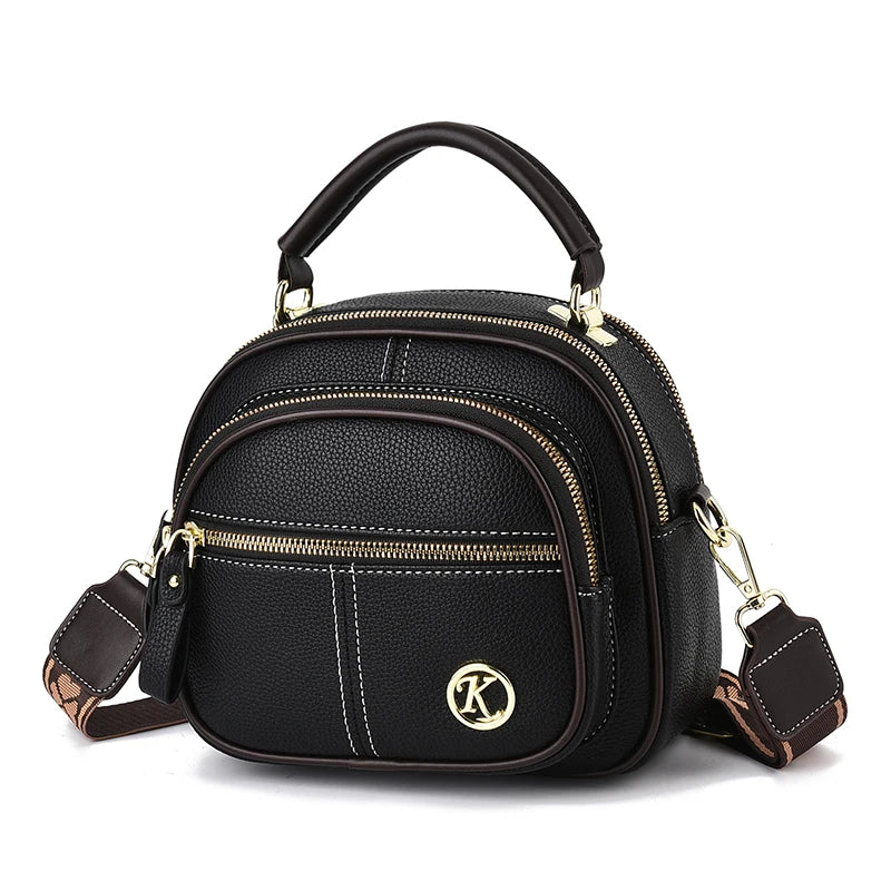 Mini Fashion Crossbody Bag, Trendy Multi Layer Shoulder Bag, Women's Casual Handbag & Purse