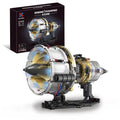 K96208 Aerospace Turbofan Engine Building Block Model Kit App Programming with Light Kit Brick Collection Ornaments Adult Gift
