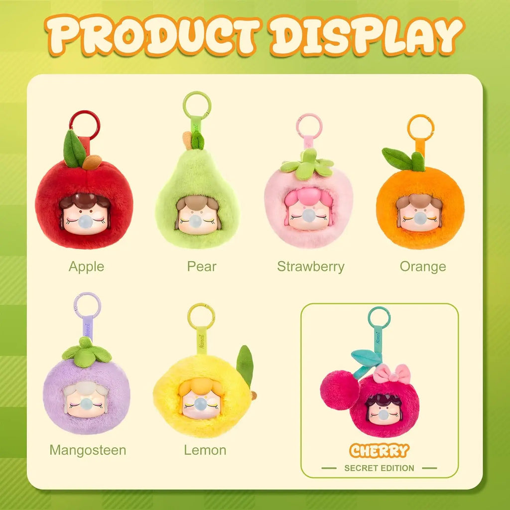 Robotime Rolife Nanci Fruit Mood Plush Blind Box 1 Piece Random Plush Figure Anime Action Figurine Collectible Toy for Collector