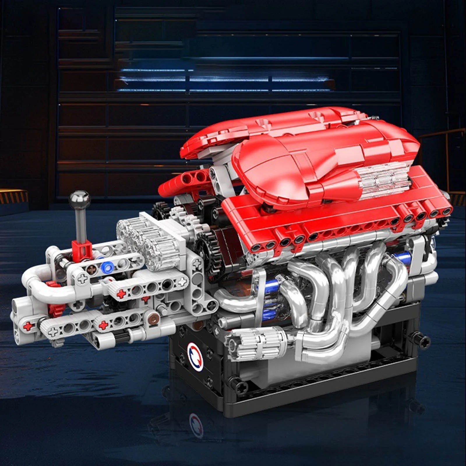 Supercar V12 F1 Champion Car Engine Simulation Model Educational mechanical performance engine building blocks and adult gifts