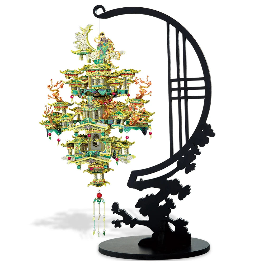 Piececool 3D Metal Puzzle DIY Model for Adult LOVERS PAVILION Brain Teaser Building Kits Best Gifts