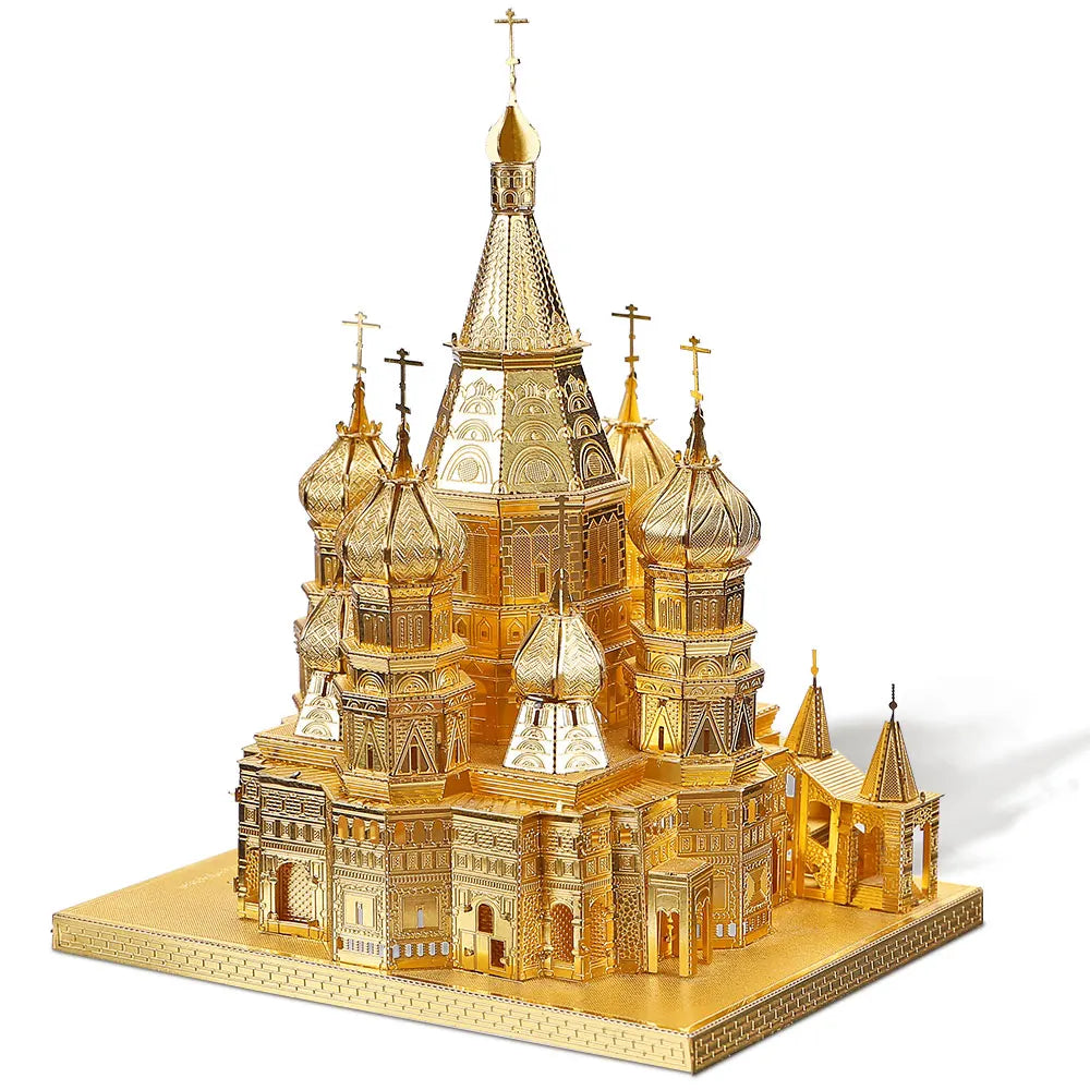 Piececool 3D Metal Puzzles Building Model Set Assembly DIY Kit for Brain Teaser Famous Architecture Jigsaw Christmas Gift