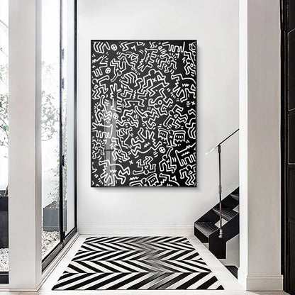 Keith Artwork Pictures Decorative Poster Nordic Abstract Canvas Painting Living Room Wall Art Prints Modern Home Decor Aesthetic