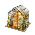 3D DIY Miniature Greenhouse Assembly Kit - Creative Micro-Landscape Model for Birthday & Christmas Gifts (Black Friday Deal)