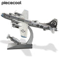 Piececool 3D Puzzles Airplane Metal Assembly Model Kits Creative Toys Jigsaw DIY for Adult Gifts 150Pcs