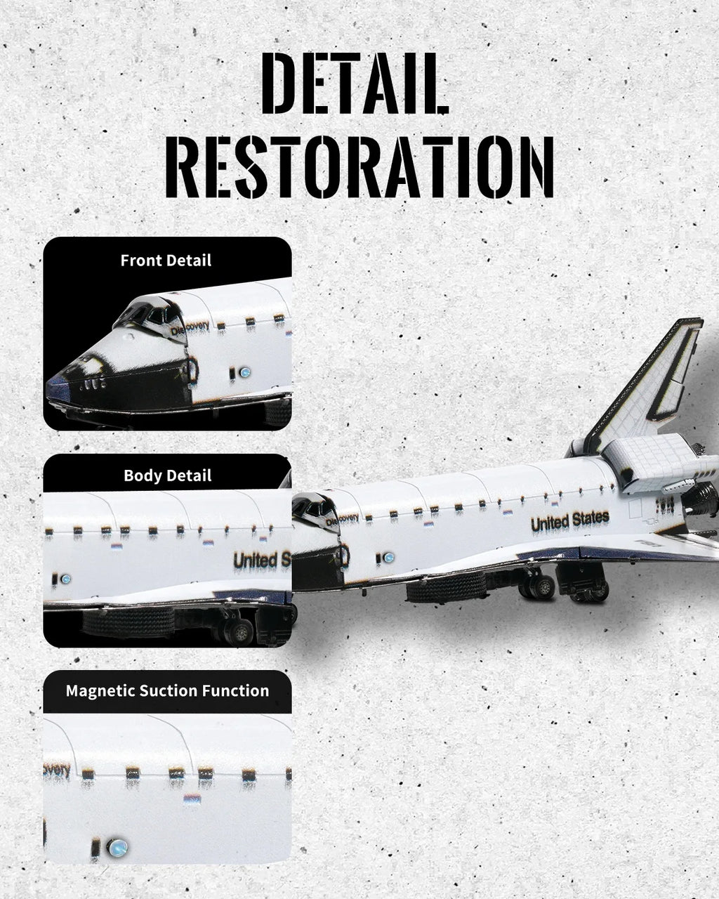 Piececool 3d Metal Model Kits Puzzles 3D Jigsaw Galaxy Fridge Magnet for Home Decoration DIY Crafts Great Gifts for Christmas