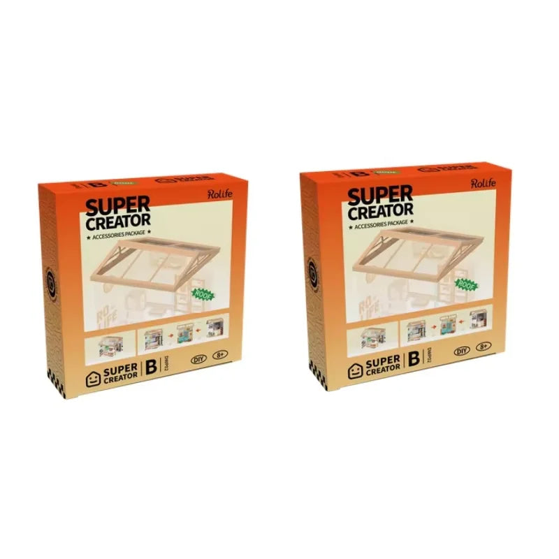 Robotime DIY Miniature House Kit Dollhouse Model Building Craft Kit Birthday Creative Gifts for Adults Kids  Flavorful Ice Cream