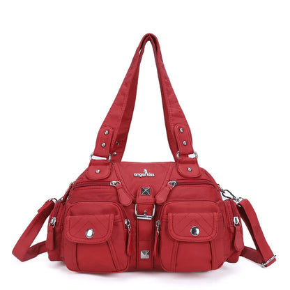 Women Handbags Satchel Top-handle Handbag PU Shoulder Bag Dumpling Pack Give Gifts Shoulder Bags Phone Money Pack