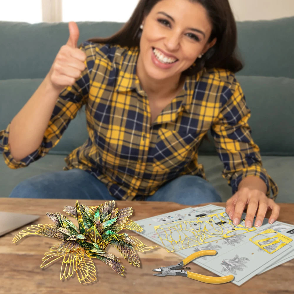 Piececool 3D Metal Puzzle Scorpio Assembly Model Kits DIY Toys Constellation Jigsaw for Adult Brain Teaser Best Birthday Gifts