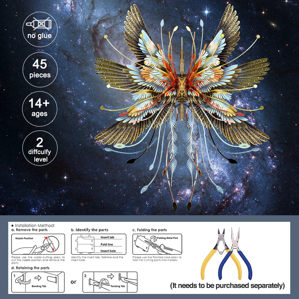 Piececool 3D Puzzle Metal Model Kits CANCER Building Kits Jigsaw DIY Toys Constellation for Adult Teens