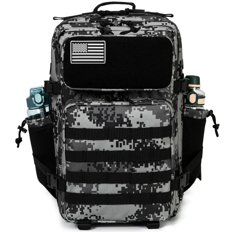 50L Tactical Backpack survival Bag Hunting MOLLE Backpack GYM For Men EDC Outdoor Hiking Rucksack Witch Bottle Holder