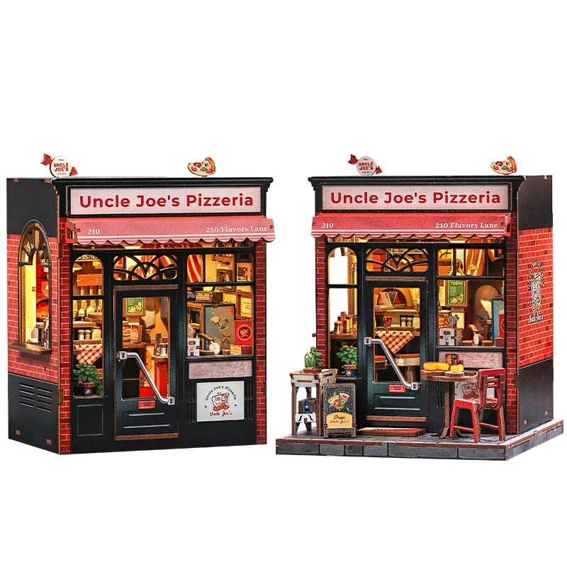 CUTEBEE Book Nook DIY Building Kit with Laser-Cut Precision Pieces 3D Wooden Puzzle  Collectible Desk Home Decor for Gift Idea