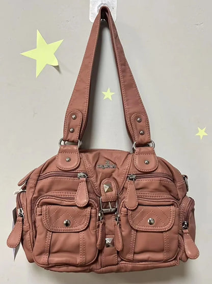 Women Handbags Satchel Top-handle Handbag PU Shoulder Bag Dumpling Pack Give Gifts Shoulder Bags Phone Money Pack