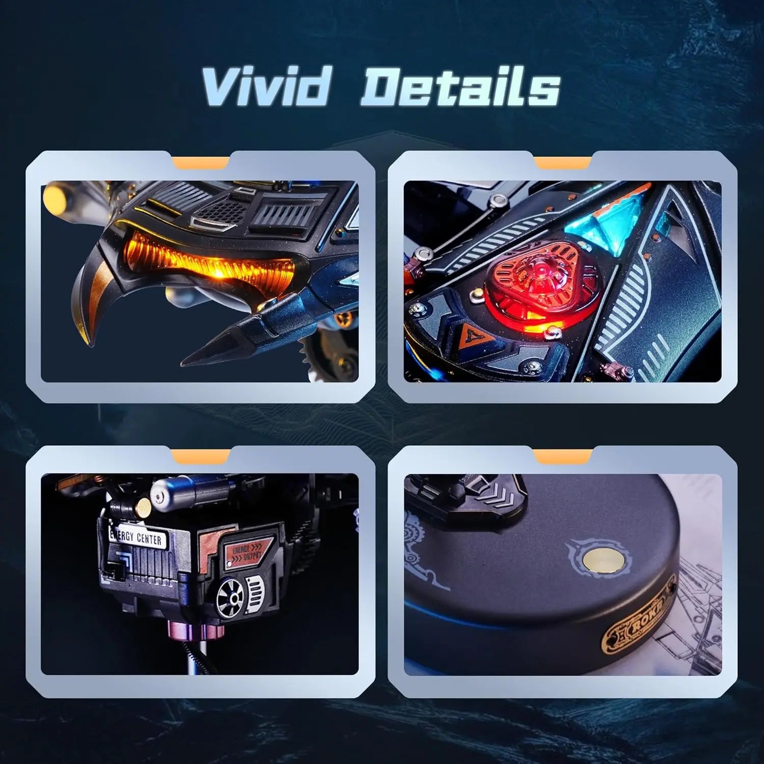 Robotime Rokr Manta Ray Mechanical Plastic Model Kits For Adults to Build 3D Puzzle Decoration Gift Idea For Toy Collectors Men