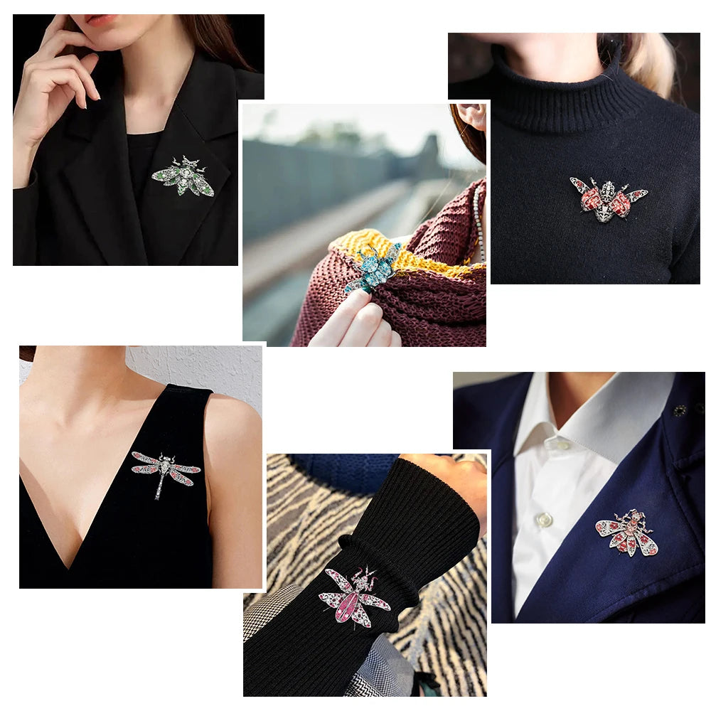 Piececool 3D Metal Puzzle Insect Brooch Accessories Model Kits for Teens DIY Jigsaw Toys Brain Teaser