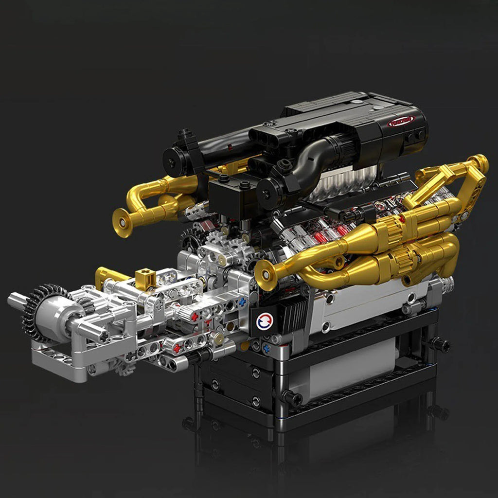 Supercar V12 F1 Champion Car Engine Simulation Model Educational mechanical performance engine building blocks and adult gifts