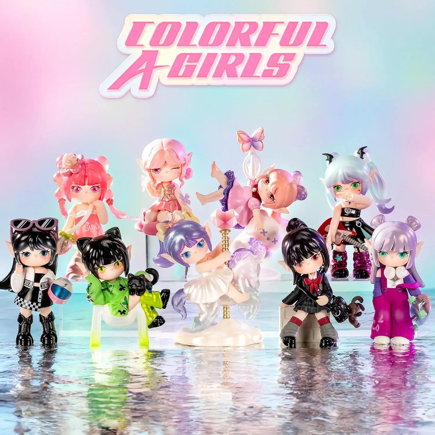 Robotime Rolife Suri A Colorful Girls Series Blind Box Dolls Action Figure Surprise Box Lady Toys-SKXX0