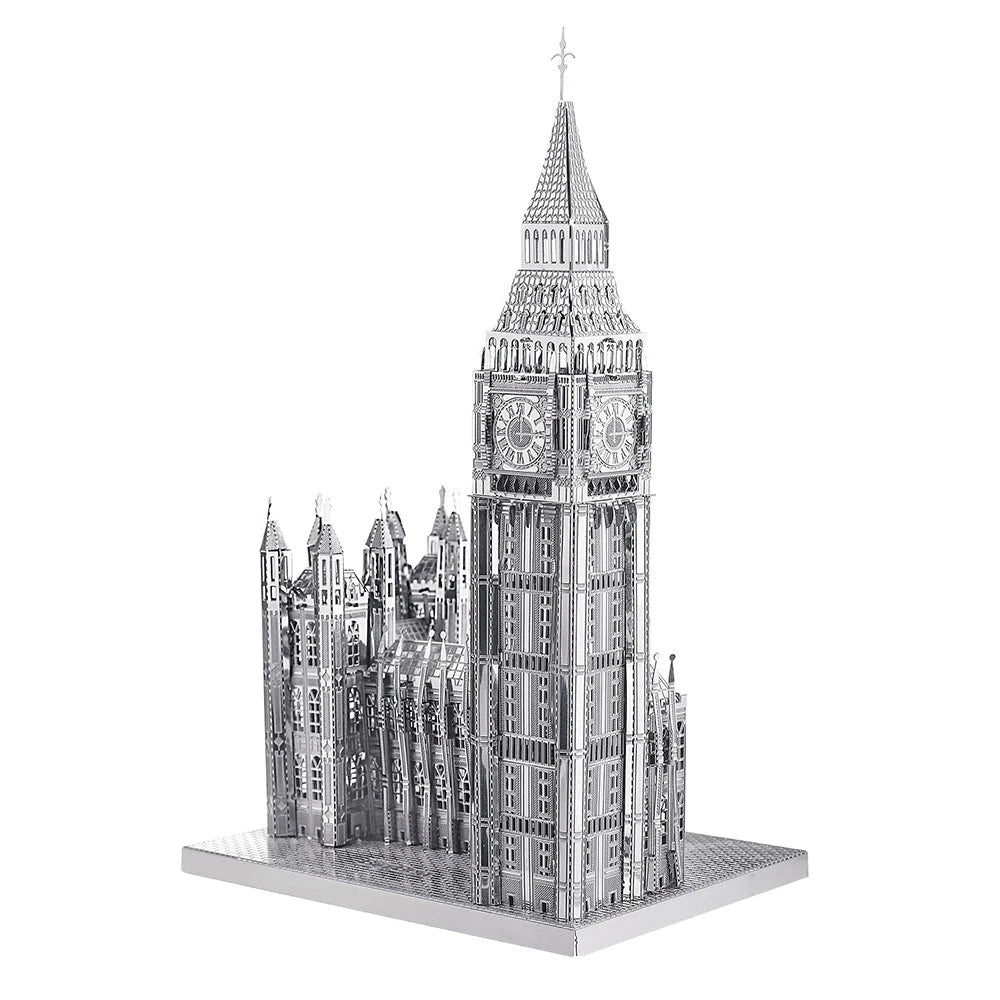 Piececool 3D Metal Puzzles Building Model Set Assembly DIY Kit for Brain Teaser Famous Architecture Jigsaw Christmas Gift