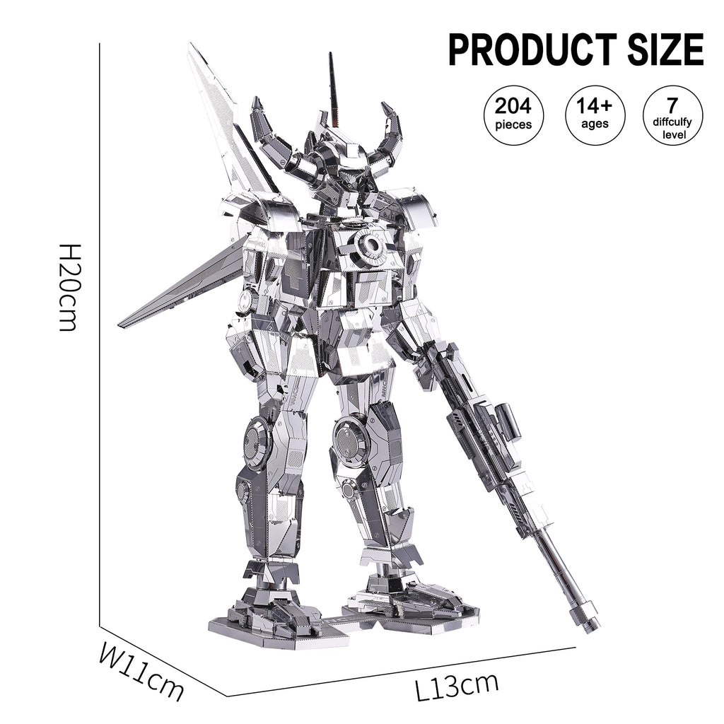 Piececool 3D Metal Puzzle Spirit-Bull Mech Model Kits DIY Jigsaw for Teens Best Birthday Gifts