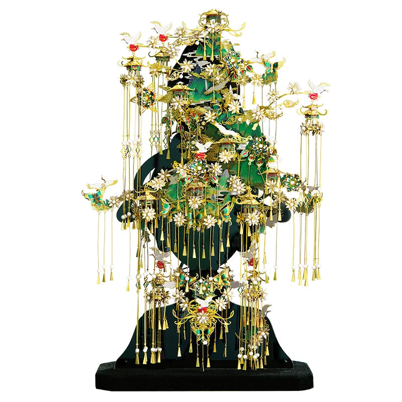 Piececool 3d Metal Puzzle for Adult QING SHAN DAI Jigsaw DIY Building Kits Great Birthday Gifts Model Kits