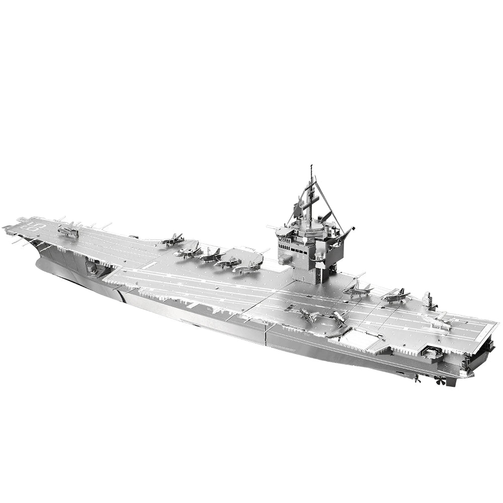 Piececool 3D Metal Puzzle Model Building Kits - Uss Enterprise CVN-65 Jigsaw Toy ,Christmas Birthday Gifts for Adults