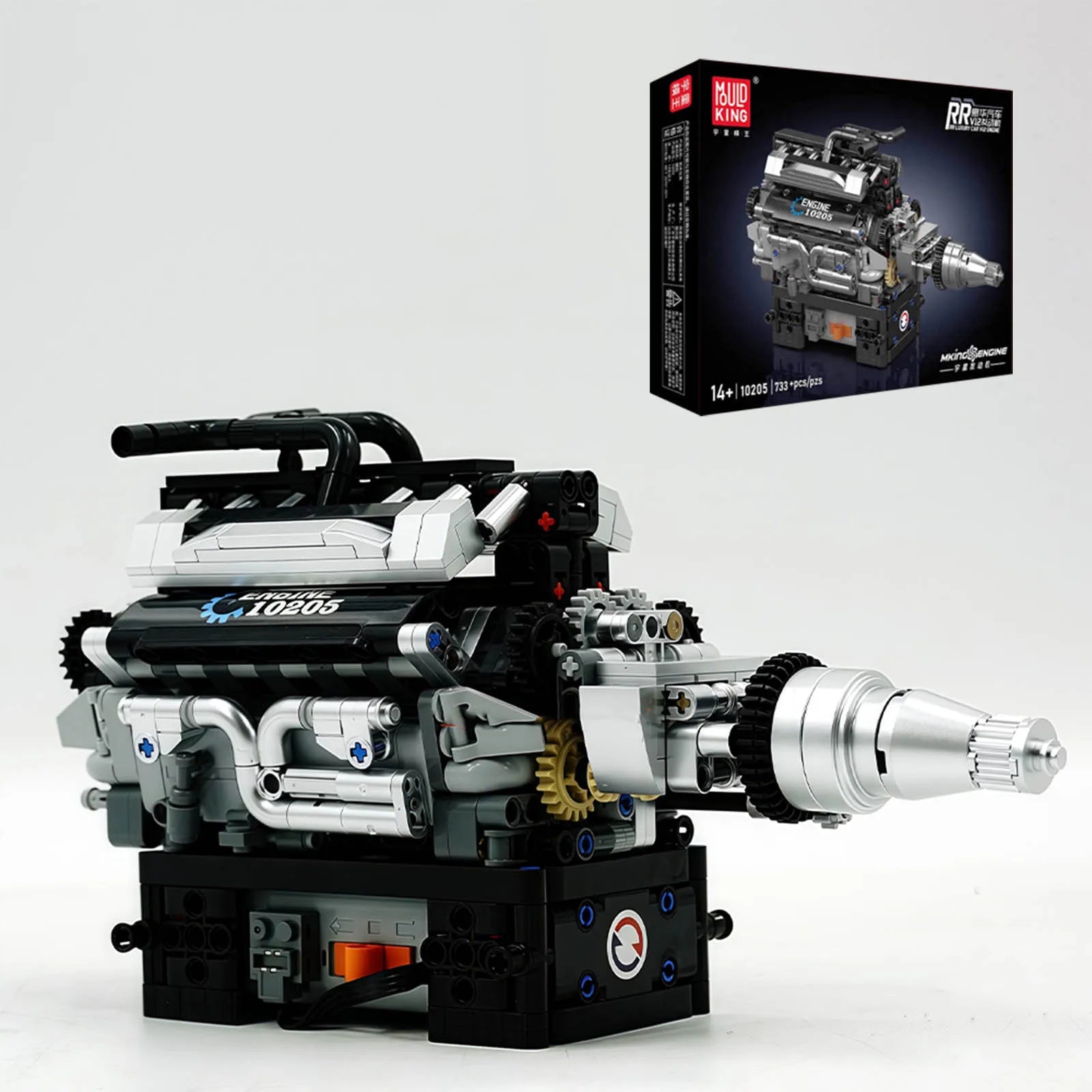 Supercar V12 F1 Champion Car Engine Simulation Model Educational mechanical performance engine building blocks and adult gifts