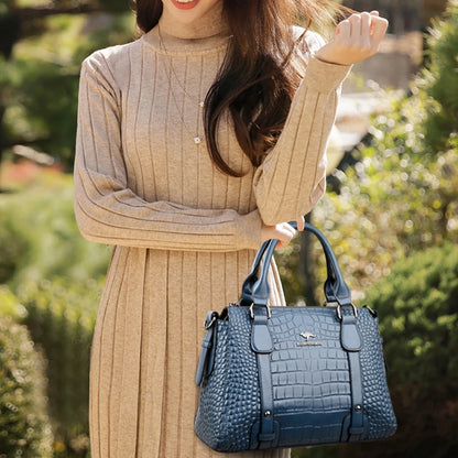Luxury Designer Handbag Brand High Quality Soft Leather Shoulder Crossbody Bag for Women Bag Large Capacity Leisure Handbag 2024