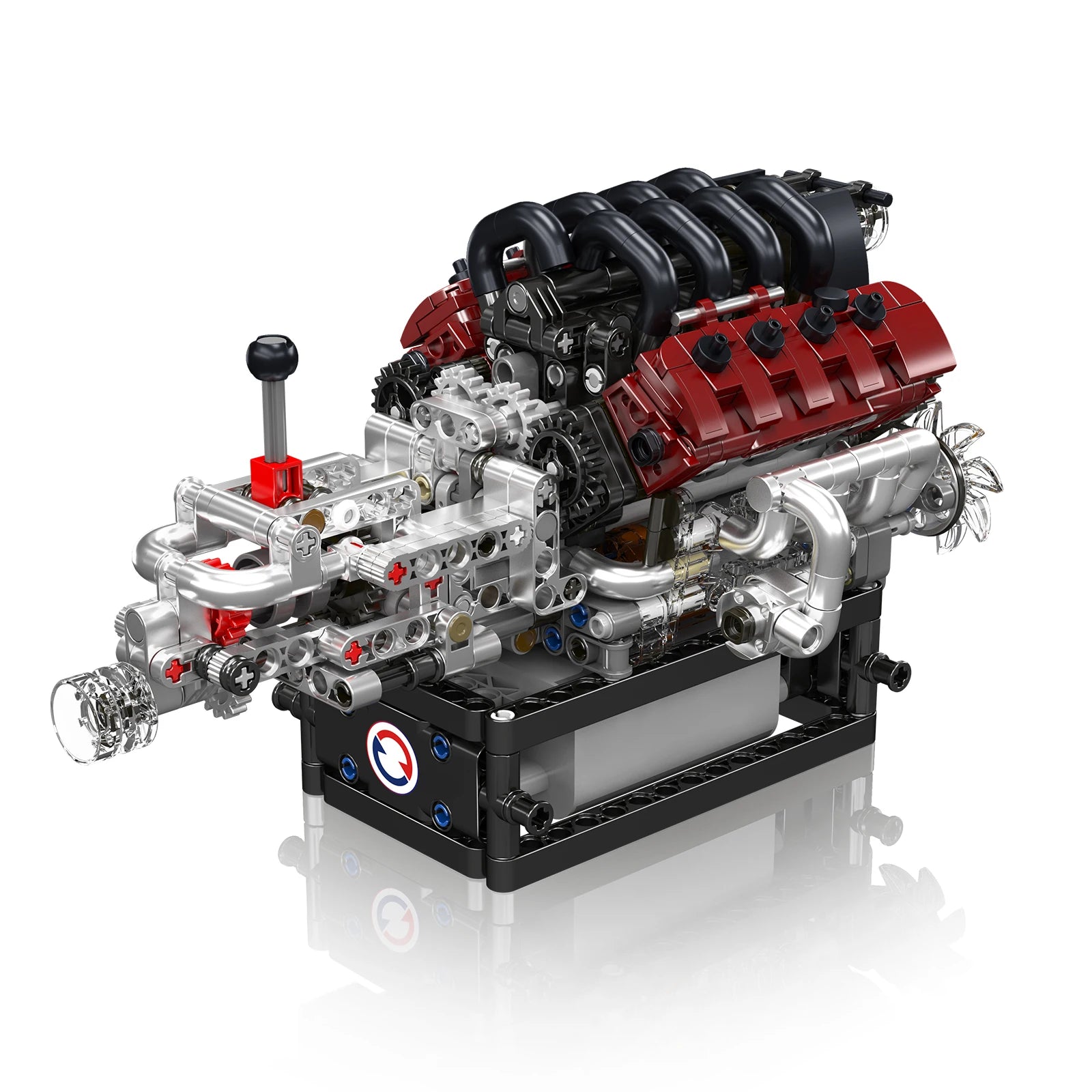 Simulation 10227 V8 Engine Model Technology Building Blocks With Motor+Transmission 787Pcs Assembled Collectible MOC Bricks Gift