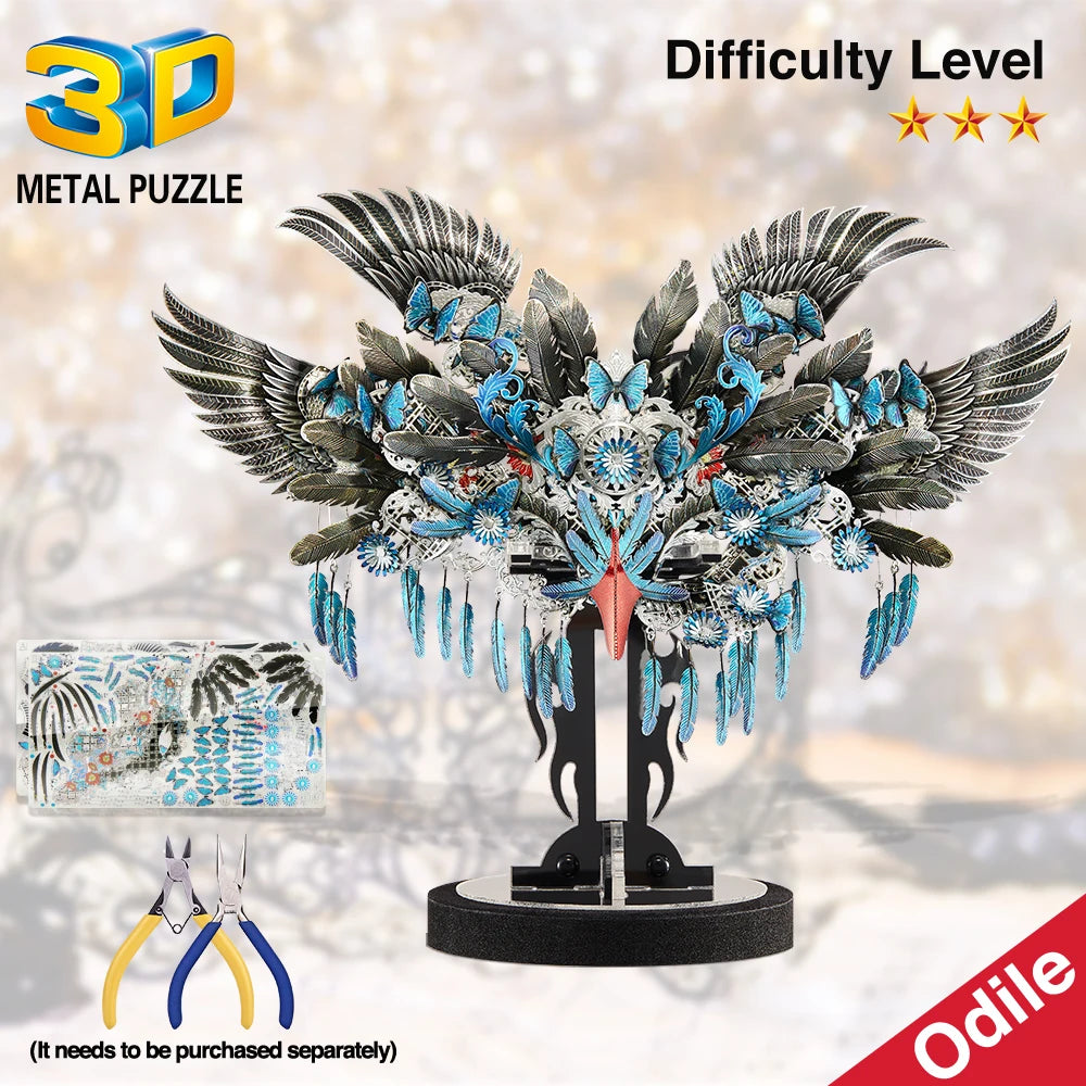 Piececool 3D Metal Puzzles Odile Assembly Model Kit DIY Set for Collection